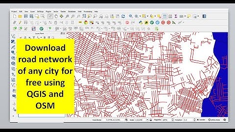 How to Download Road Network of any City for free using QGIS and OSM