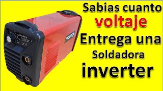 cuanto voltaje nos entrega una soldadora inverter en su salida al electrodo by Electronica Ramos 1,207 views 13 days ago 5 minutes, 5 seconds