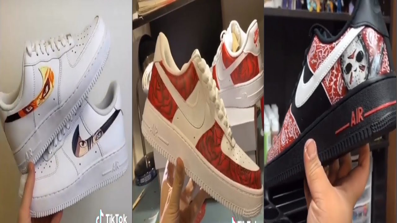 TIKTOKS custom shoes! TikToks Art Compilation 4 YouTube