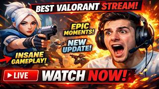 Valorant Live 🔴 Clutches, Headshots &amp; Epic Plays! #valorant #valorantlive #gaming #fps #live