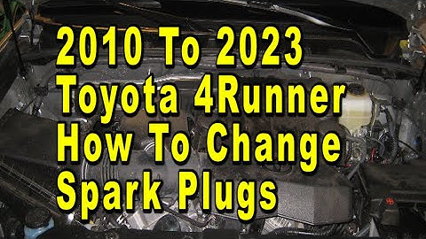 Toyota 4Runner How To Change Engine Spark Plugs 1GR FE 4 0L V6 5th Generation 2010 To 2023