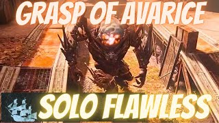 Solo Flawless Grasp Of Avarice- Solar Warlock