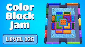 Color Block Jam Level 125 Solution Walkthrough