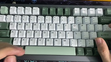 Akko mod 007, akko sponge switches sound test