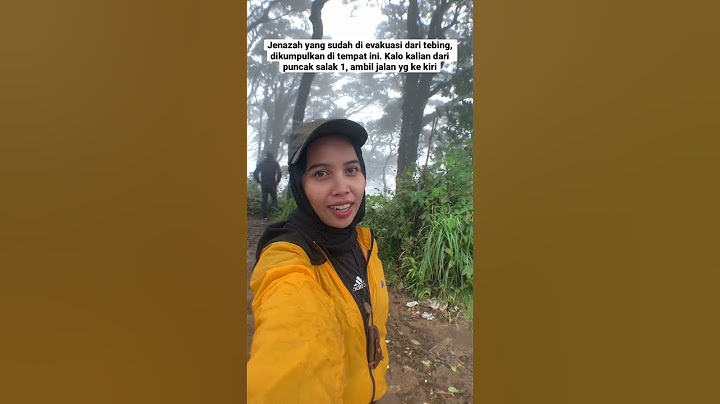 Melihat lokasi pengumpulan kantong jenazah tragedi sukhoi #gunung #gunungsalak #sukhoi # #pendaki