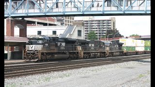 Norfolk Southern Intermodal Train 25G June 2025 Altoona PA with NS1005 in the lead