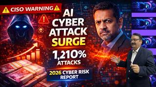 Details CISO Warning ⚠️ 1,210% AI Cyber Attacks Surge | 2026 Cyber Risk Report Explained Update