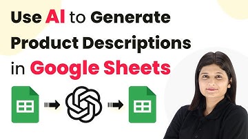 How to Use AI to Generate Product Descriptions in Google Sheets