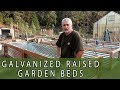 Galvanized Corrugated Panel Raised Garden Bed - YouTube