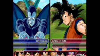 dbz bt3 devilmite beeam challenge devil man vs frieza and cell