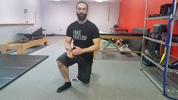 Hamstring Lunge - TRX Slider loaded eccentric high hamstring