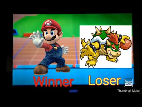 Mario And Sonic At The Olympic Games Bowser Loses To Mario In 100m