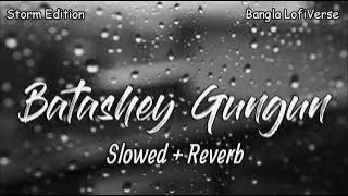 Batashey Gungun (Slowed Reverb) | Storm Edition | Jeet Gannguli | June Banerjee | Bangla LofiVerse |