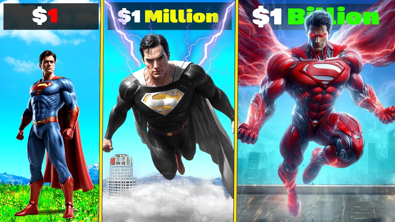 1$ SUPERMAN to 1$ Billion SUPERMAN in GTA 5
