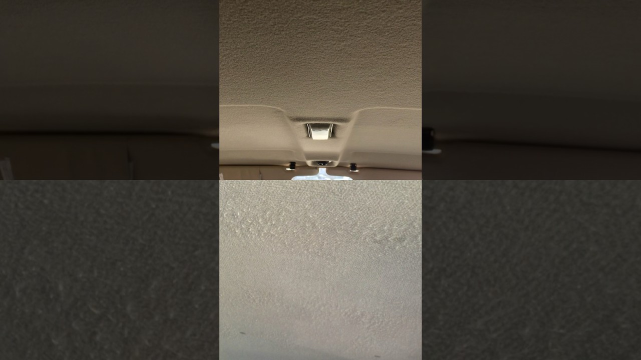 Как правильно чистить потолок автомобиля?