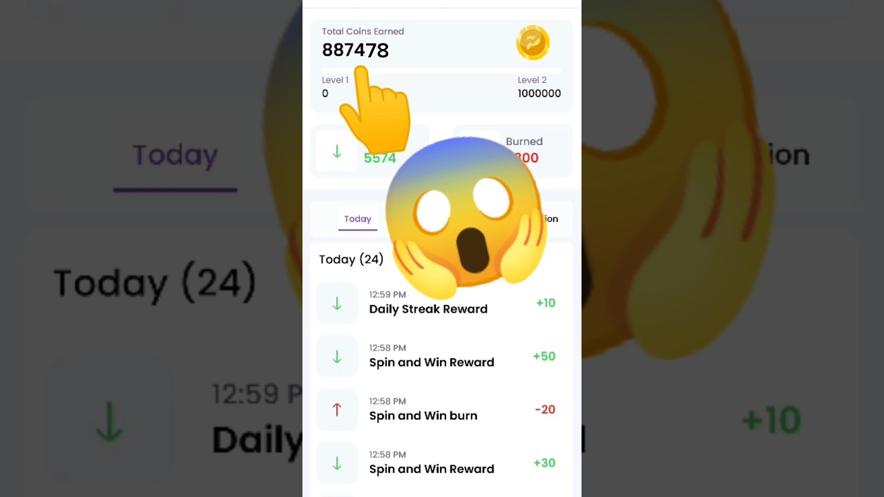 POLL PE APP UNLIMITED COIN TRICK 😱👆