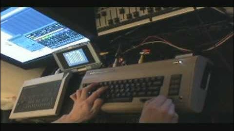 Commodore 64 running Cynthcart Demo