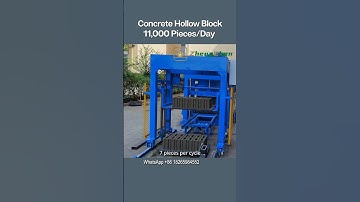 Hydraulic Concrete Cement Block Making Machine #brickmachine#concreteblockmakingmachine #machine