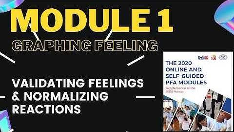 PFA DepEd Module 1- Activity Graphing Feeling
