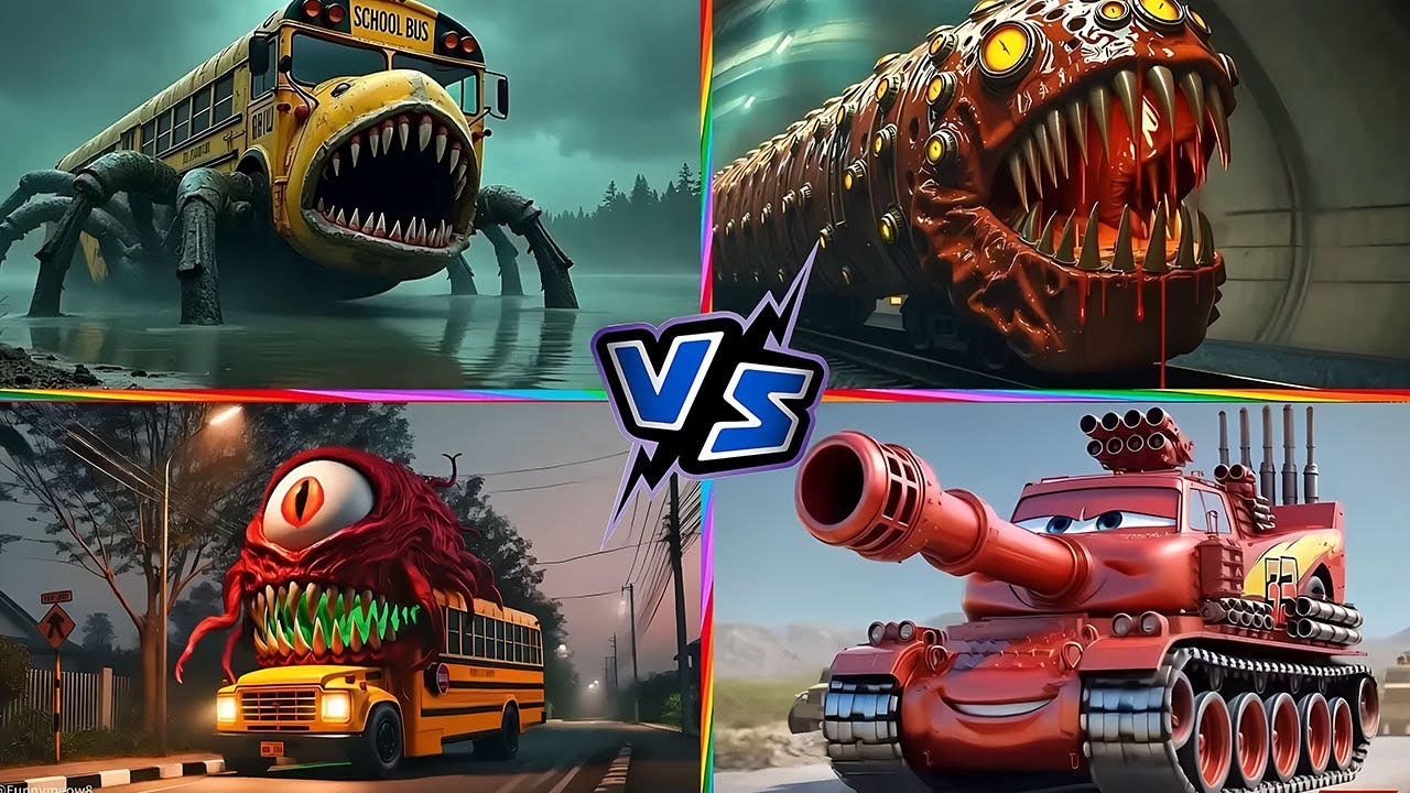 Lightning Mcqueen Eater Spider Cars in Tiles Hop EDM Rush🎶