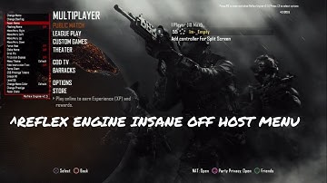 [BO2/SPRX] Reflex Engine v2.5 *NEW UPDATE* Pre-Game + Non-Host Mod Menu Showcase