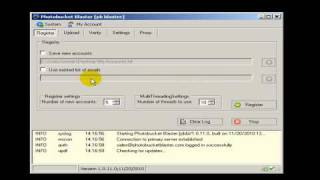 Photobucket Blaster - Video 3 - Creating Accounts in the Software