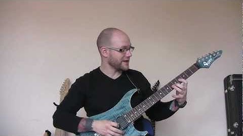 Sweep Picking and Tapping Guitar Lesson - Full