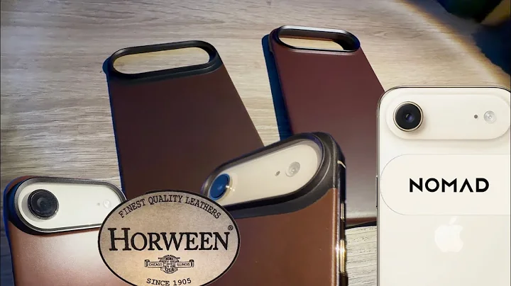 Unboxing 📦 NOMAD cases! The best genuine leather cases (for iPhone Air)🎩👞