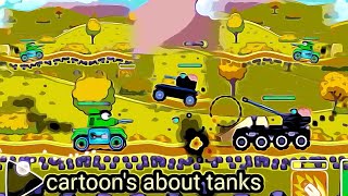 CARTOONS ABOUT TANKS || TANKER WAR || HOME ANIMATION || TANKER