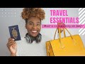 TRAVEL ESSENTIALS: What’s in my carry on bag ?!