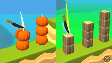 Knife Jump! Very Satisfying And Relaxing ASMR Slicing Game