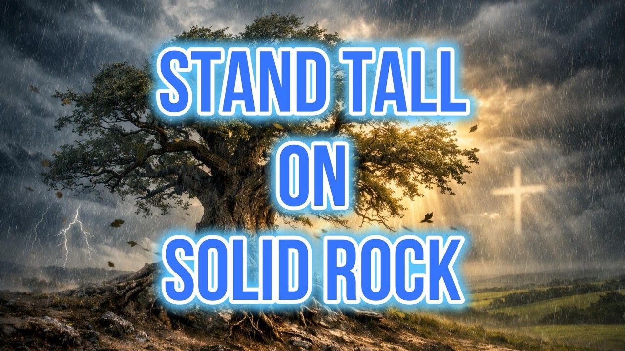 Stand Tall On Solid Rock | Uplifting Christian Country Song About Faith Through Storms