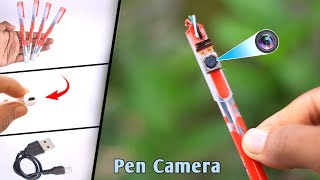 How To Make Pen Cctv Camera At Home Bluetooth Hidden Spy Pen Camera Using Old Mobile Phone Camera