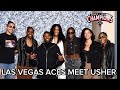 A’JA WILSON AND THE LAS VEGAS ACES FINALLY MEET USHER