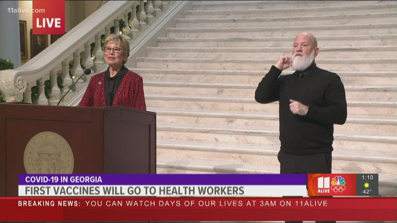 Georgia public health official lays out plan for initial COVID-19 vaccine distribution
