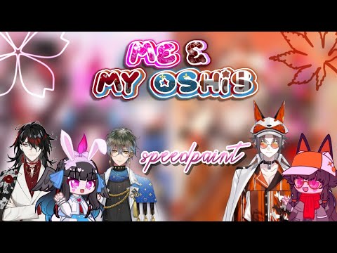 🍓【SPEEDPAINT】🐰my ocs 🦊 and my oshis👹🖋️ - YouTube