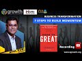 7 steps to build momentum  business transformation masterclass