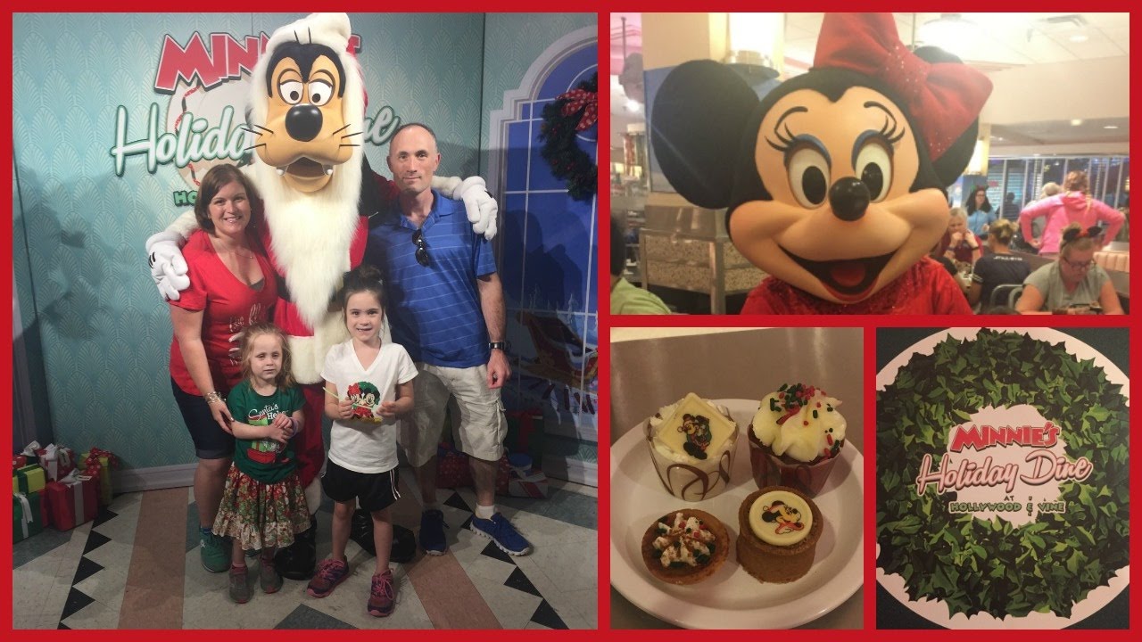 Disney World Holiday Trip Minnies Holiday Dine Dinner