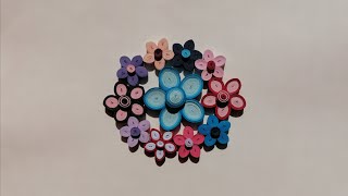 How to Make Simple Quilling Flowers | Tutorial | DIY | Paper Craft