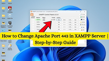 How to Change Apache Port 443 in XAMPP Server | Step-by-Step Guide