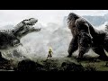 コングとアンが、T-レックスから逃げる | キング・コング | 映画シーン