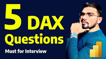 Top 5 Power BI DAX Interview Questions & Answers You Must Know