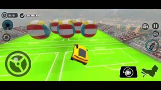 Impossible Car Tracks 3D - Yellow Car Driving Stunt , level 19/20 ,stunt mode screenshot 5