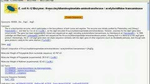 Introduction to BioCyc Part 5A