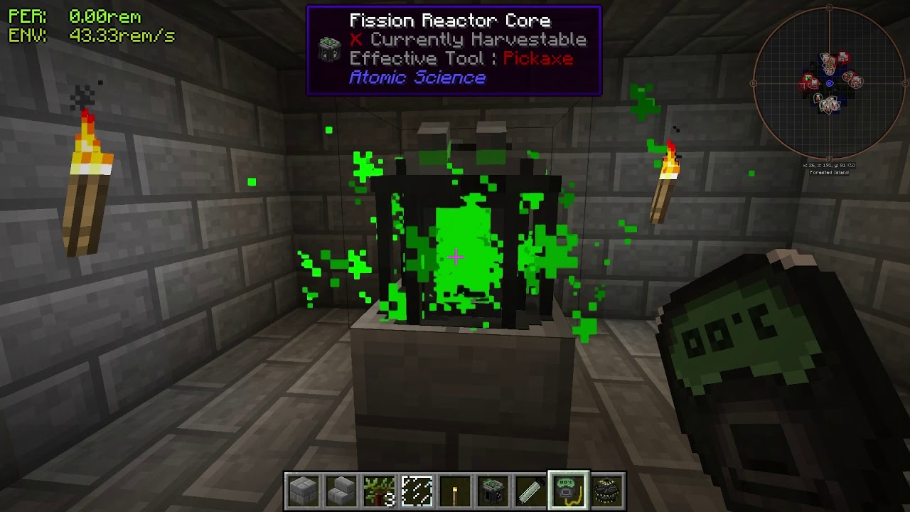 Nuclear Reactor In Minecraft Youtube