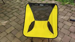 iClimb Ultralight Chair Review.