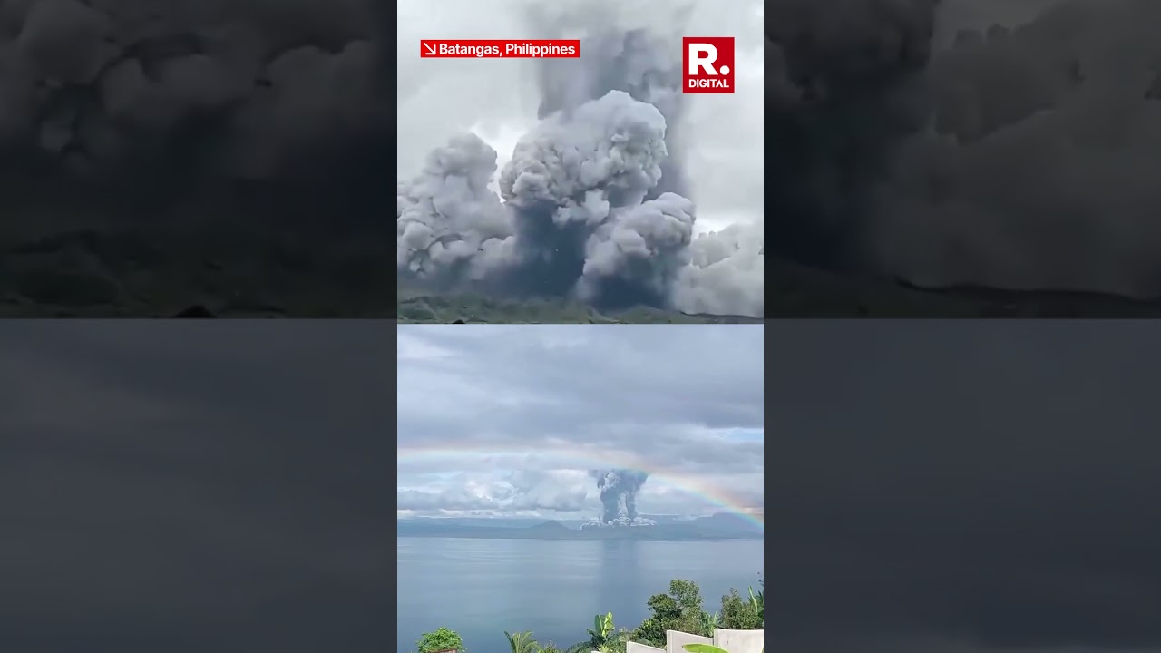 Taal Volcano Erupts Three Times in One Day