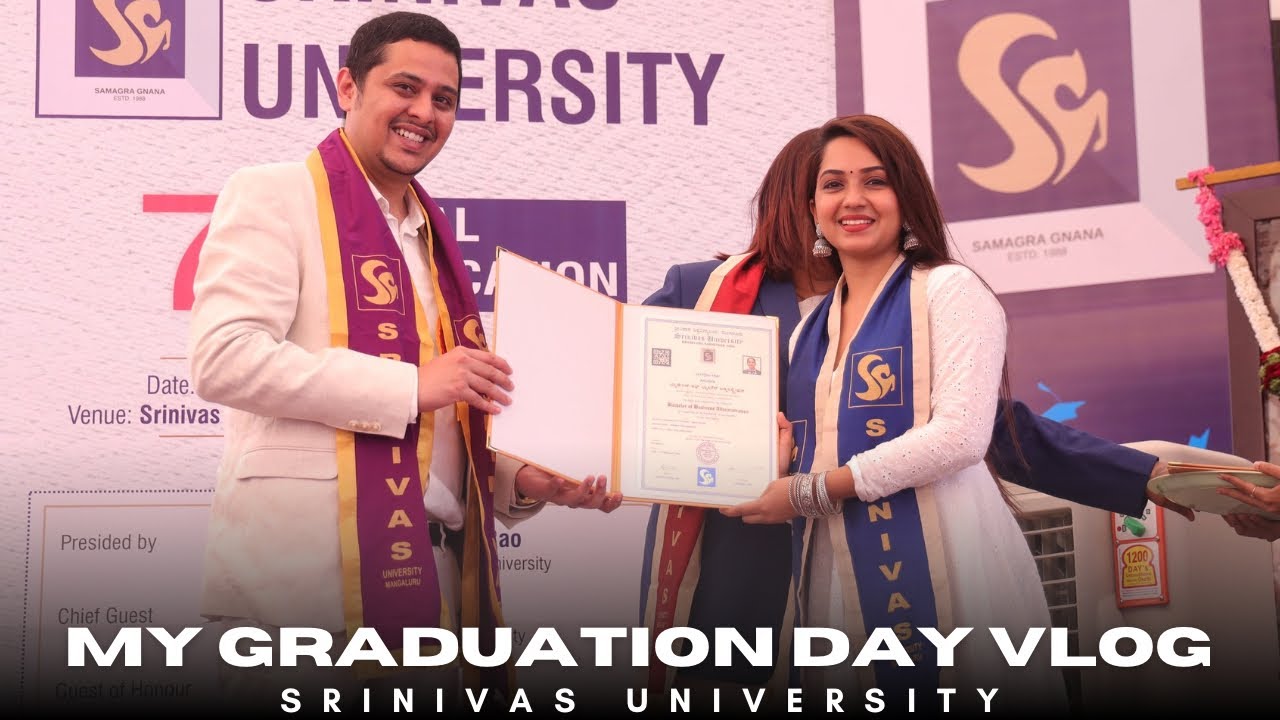 My graduation day vlog | Srinivas University | Anusha Acharya| Mangaluru