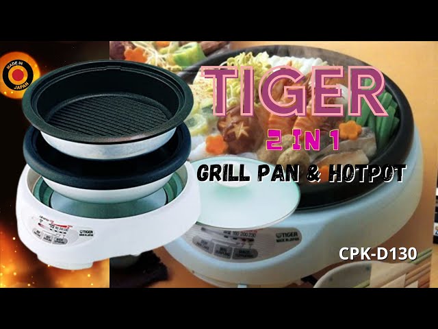 Tiger 2 in 1 Hotpot & Grill Pan - YouTube