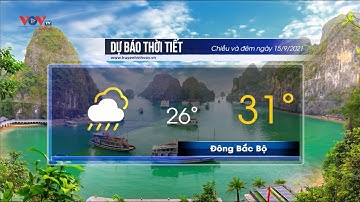 Dự báo thời tiết chiều và đêm ngày 15/9/2021 | Bắc Bộ có mưa rào và dông